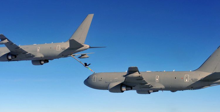 Avión cisterna KC-767A. Fuente: Boeing