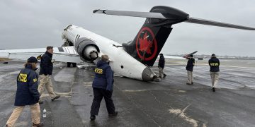 Accidente de Air Canada. Fuente: NTSB