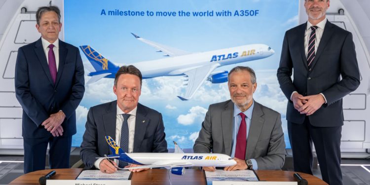 Atlas Air Worldwide encarga a Airbus 20 aviones A350F y se convierte en el mayor cliente de este carguero. Fuente: Airbus