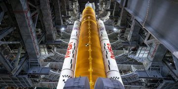 Cohete SLS. Fuente: Nasa
