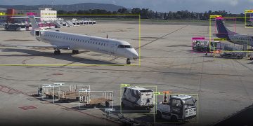 Foto del proyecto de analítica de vídeo de Aena. Fuente: Aena