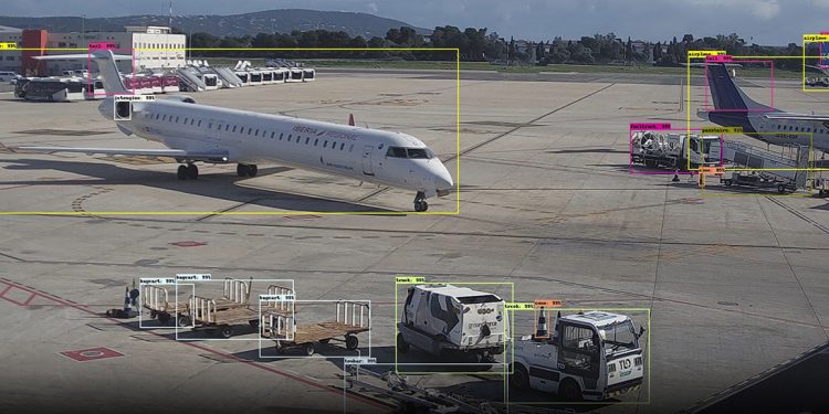 Foto del proyecto de analítica de vídeo de Aena. Fuente: Aena
