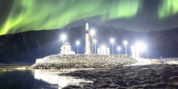 Isar Aerospace prepara el lanzamiento de su cohete Spectrum desde Noruega con cinco satélites. Fuente: ESA