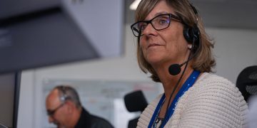 Jennifer Lyons, directora del programa de servicios de lanzamiento de la Nasa. Fuente: SpaceX
