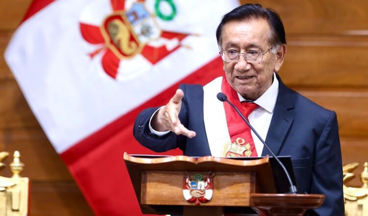 José María Balcázar, presidente de la República del Perú. Fuente: Presidencia República del Perú