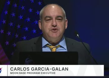 La Nasa elige al español Carlos García-Galán para dirigir la base lunar permanente. Fuente: Nasa
