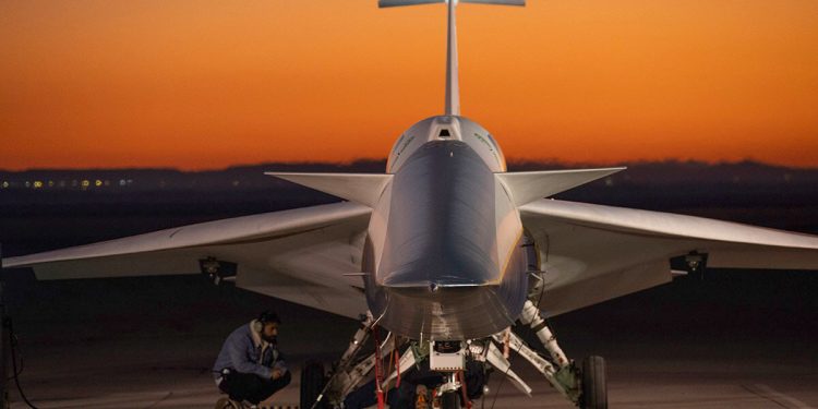 La Nasa realiza el segundo vuelo de su silencioso avión supersónico X-59. Fuente: Nasa/Jim Ross