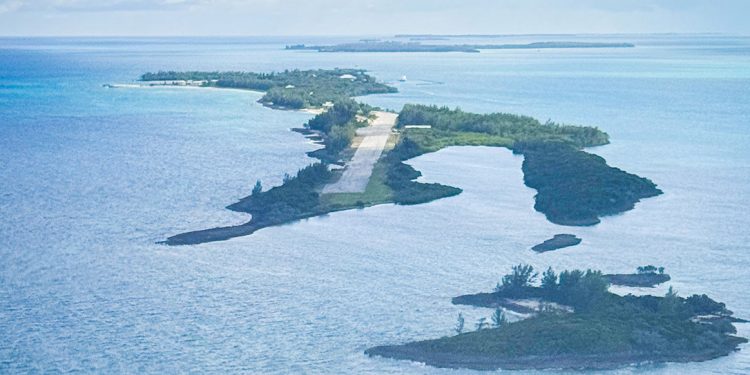 La isla Spanish Cay. Fuente: Tecnam
