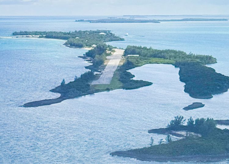 La isla Spanish Cay. Fuente: Tecnam