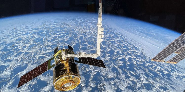 La nave de carga japonesa HTV-X1 abandonó el módulo Harmony de la ISS. Fuente: Nasa