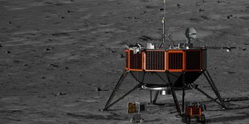 Módulo lunar de mayor carga de Intuitive Machines. Fuente: Intuitive Machines