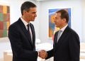 Pedro Sánchez y Guillaume Faury. Fuente: Moncloa