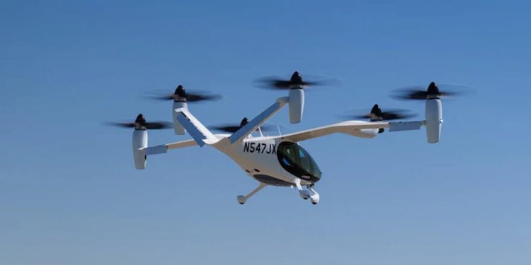 Primer vuelo del taxi aéreo de Joby Aviation. Fuente: Joby Aviation