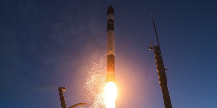 Rocket Lab lanzó su último satélite para Synspective. Fuente: Rocket Lab