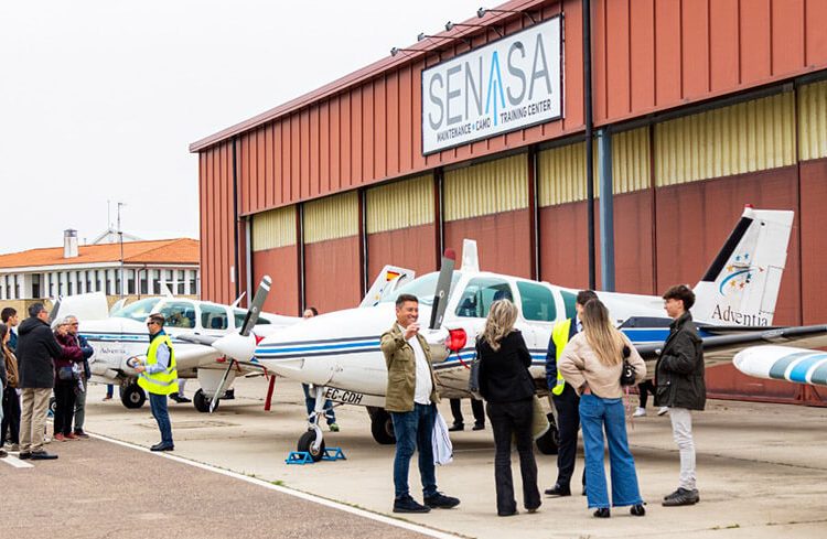 Adventia celebra una jornada de puertas abiertas para futuros pilotos. Fuente: Adventia