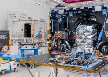 Airbus Space construye en Madrid los satélites LTSM para la ESA. Fuente: Airbus