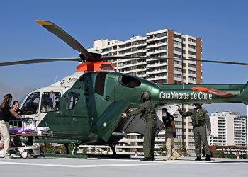 Airbus entrega dos nuevos helicópteros H135 y H145 a los Carabineros de Chile. Fuente: Airbus/Anthony Pecchi