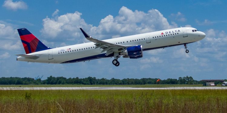 Airbus mejora el rendimiento de la flota de Delta Air Lines con la implementación del DPO. Fuente: Airbus