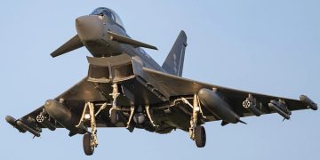 El Eurofighter Typhoon prueba un arma revolucionaria de bajo coste para contrarrestar las amenazas de los drones. Fuente: BAE Systems