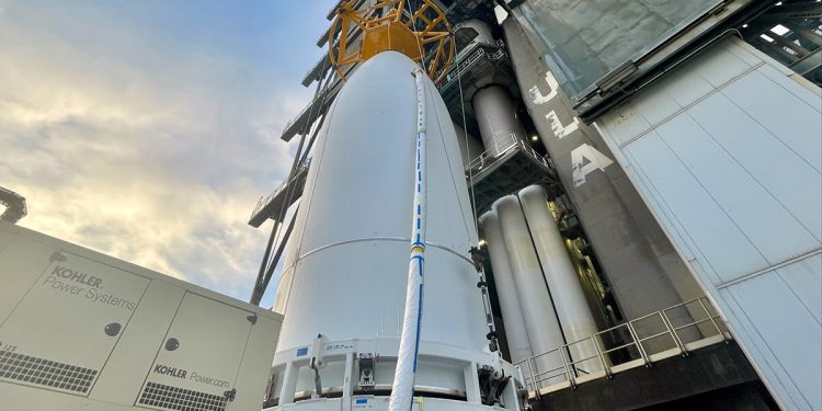 El cohete Atlas V de ULA recibió los 29 satélites de Amazon. Fuente: ULA