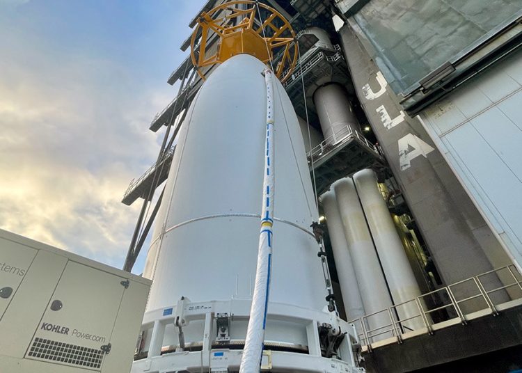 El cohete Atlas V de ULA recibió los 29 satélites de Amazon. Fuente: ULA