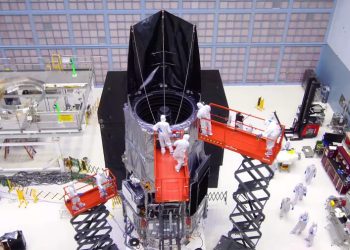 El telescopio espacial Nancy Grace Roman será lanzado a principios del próximo mes de septiembre. Fuente: Nasa