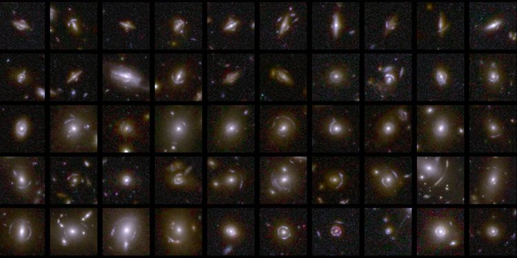 La ESA impulsa Space Warps para identificar lentes gravitacionales con ayuda ciudadana a partir de los datos de Euclid. Fuente: ESA