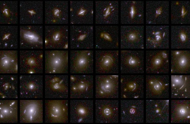 La ESA impulsa Space Warps para identificar lentes gravitacionales con ayuda ciudadana a partir de los datos de Euclid. Fuente: ESA