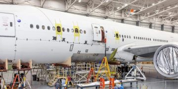 La Nasa transforma su Boeing 777 en un laboratorio científico aéreo de última generación. Fuente: L3Harris