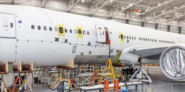 La Nasa transforma su Boeing 777 en un laboratorio científico aéreo de última generación. Fuente: L3Harris