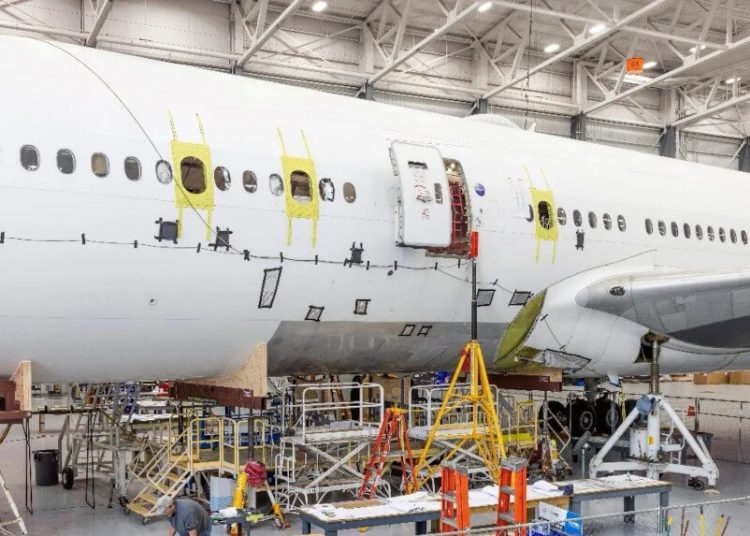 La Nasa transforma su Boeing 777 en un laboratorio científico aéreo de última generación. Fuente: L3Harris