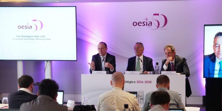 Presentación del Plan Estratégico del Grupo Oesía 2026-2030. Fuente: Grupo Oesía