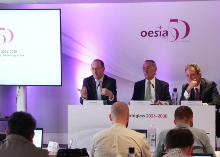 Presentación del Plan Estratégico del Grupo Oesía 2026-2030. Fuente: Grupo Oesía