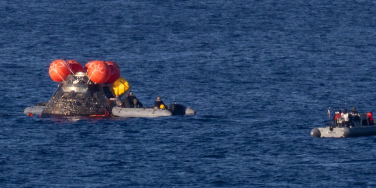 Regreso de Artemisa II. Fuente: Nasa