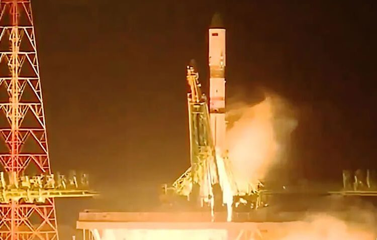 Roscosmos lanzó la nave de carga Progress MS-34 a la ISS. Fuente: Nasa