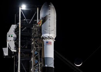 SpaceX lanzó la misión GPS III-8 de la Fuerza Espacial de EEUU. Fuente: SpaceX