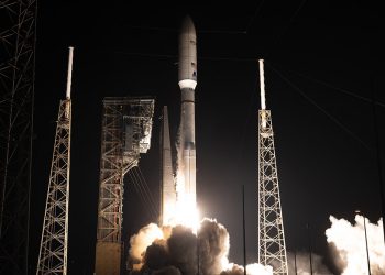 Un cohete Atlas V de ULA lanzó al espacio la misión Leo 5 para Amazon. Fuente: ULA