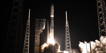 Un cohete Atlas V de ULA lanzó al espacio la misión Leo 5 para Amazon. Fuente: ULA