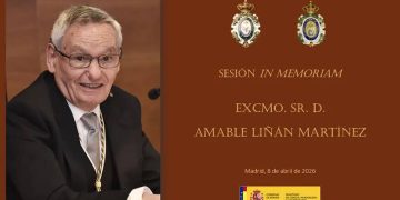 Homenaje a Amable Liñán. Fuente: REAL ACADEMIA DE LA INGENIERÍA