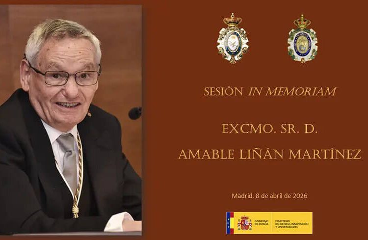 Homenaje a Amable Liñán. Fuente: REAL ACADEMIA DE LA INGENIERÍA