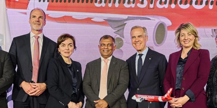 Airbus confirma que AirAsia realizó un pedido histórico de 150 aviones A220. Fuente: AirAsia