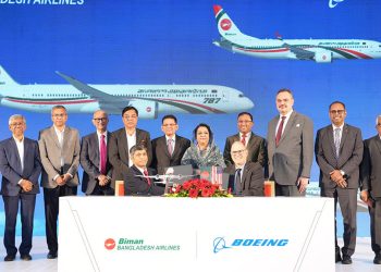 Biman Bangladesh Airlines encarga 14 aviones Boeing 787 y 737 MAX. Fuente: Boeing