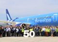 Breeze Airways recibió su A220-300 número 50. Fuente: Breeze Airways