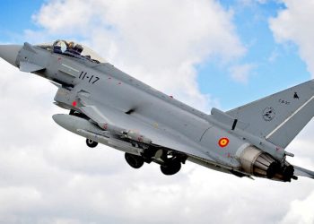 Conectan un avión de combate con un simulador en su base aérea y con la red de mando y control. Fuente: Ejército del Aire y del Espacio