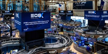 EOS X SPACE presentó oficialmente el cierre de la Serie D en la sede de la Bolsa de Nueva York. Fuente: EOS X SPACE