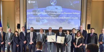 ESA y JAXA refuerzan su cooperación en defensa planetaria con la misión Ramses al asteroide Apophis. Fuente: ESA