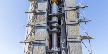 El cohete Atlas V de ULA lanzará la misión Amazon Leo 7 el 30 de mayo. Fuente: ULA