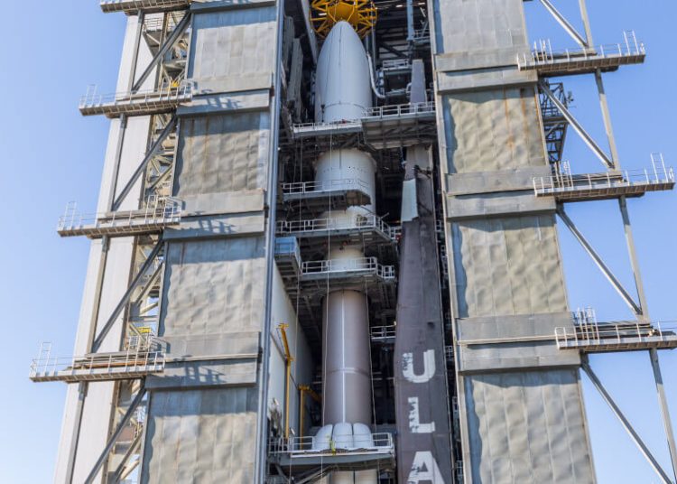El cohete Atlas V de ULA lanzará la misión Amazon Leo 7 el 30 de mayo. Fuente: ULA