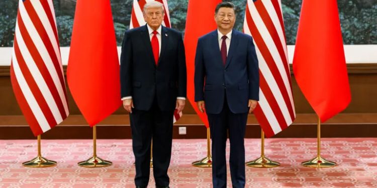 El presidente chino, Xi Jinping, y el presidente norteamericano, Donald Trump. Fuente: La Casa Blanca