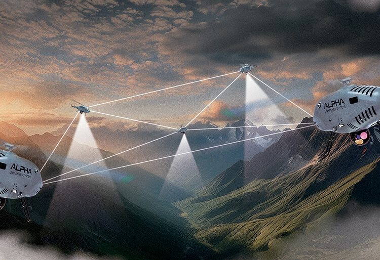 El proyecto FENIX impulsará las capacidades de enjambres heterogéneos de UAV para aplicaciones de defensa. Fuente: UAV-Navigation